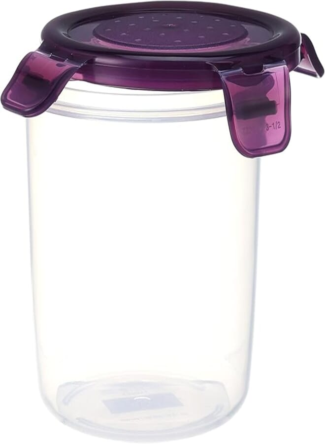 0.05g round container 580ml violet - High Quality Kitchen Product